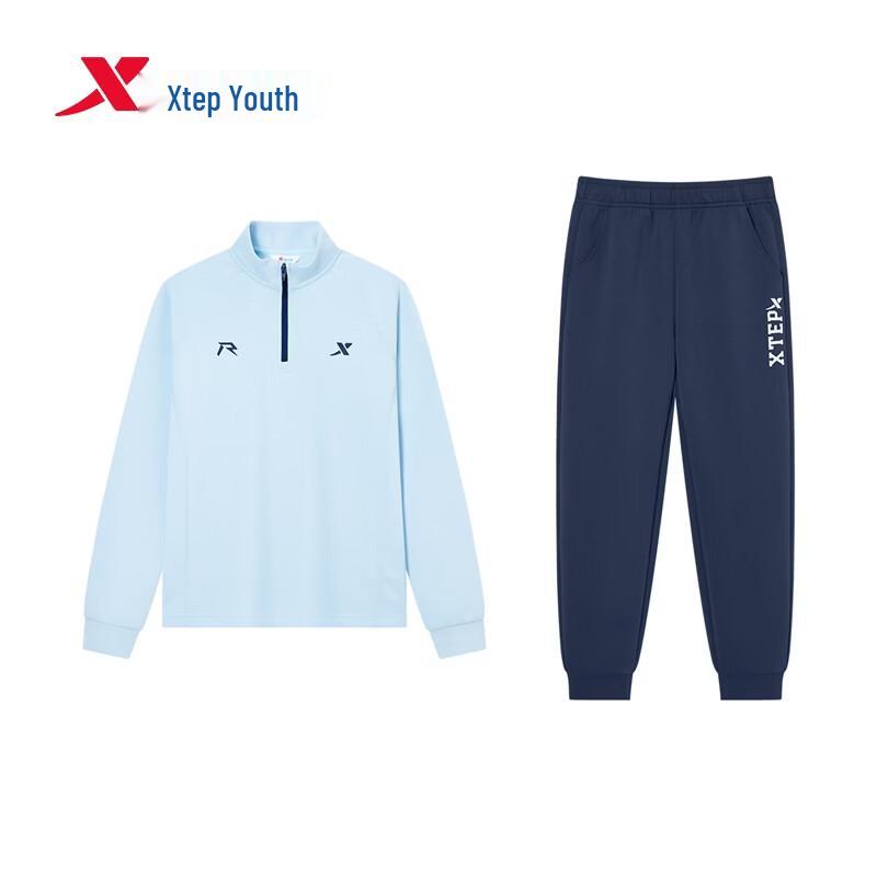 Xtep Youth Air Layer Half-Zip Sweatshirt Sports Set 170