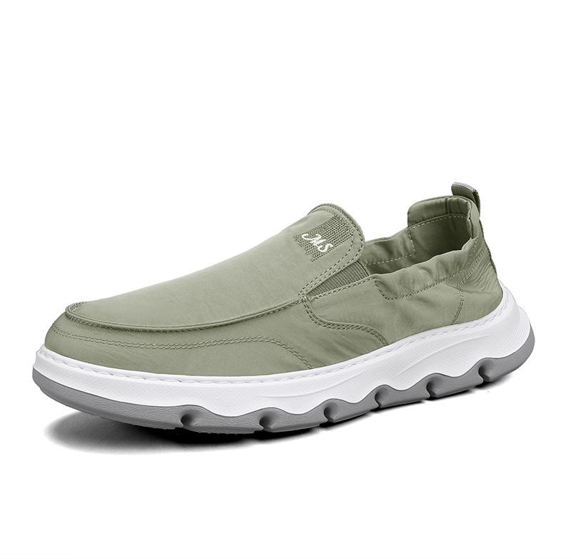 

Cloth shoes men s shoes summer new ice silk cloth casual shoes men s outdoor foot cover one pedal elastic lazy shoes 44