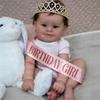 Birthday Girl Reborn Baby Toddler Soft Cloth Doll Stuffed Toy Lifelike Real Soft Touch
