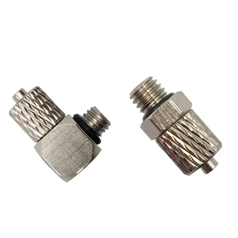 10/50/200Pcs Male Thread M3 M4 M5 M6 Mini Pneumatic Pipe Connector Screw Through Quick Fitting OD Air Tube Fast Twist Joint