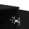 Sideboard in Black Oak Look 80 x 36 x 75 cm Engineered Wood