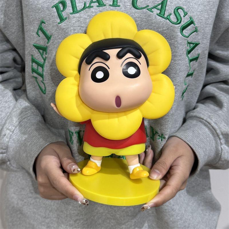 Crayon Shin Chan Figure Creative Desktop Ornament Home Decor Anime Collection Toy Boy's Birthday Surprise Gift