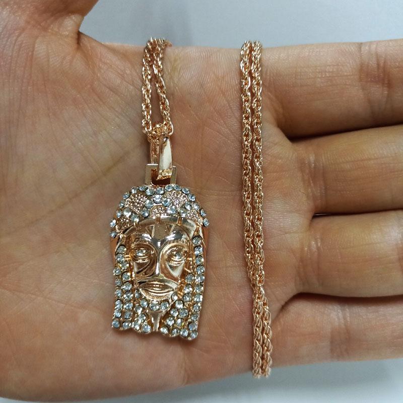 Head Pendants Necklaces Men Jewelry 