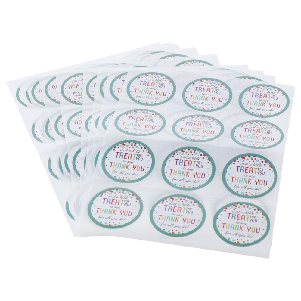

120 Pcs Copper Plate Adhesive Self-adhesive Sticker Label 2 Inch Appreciation Stickers Office