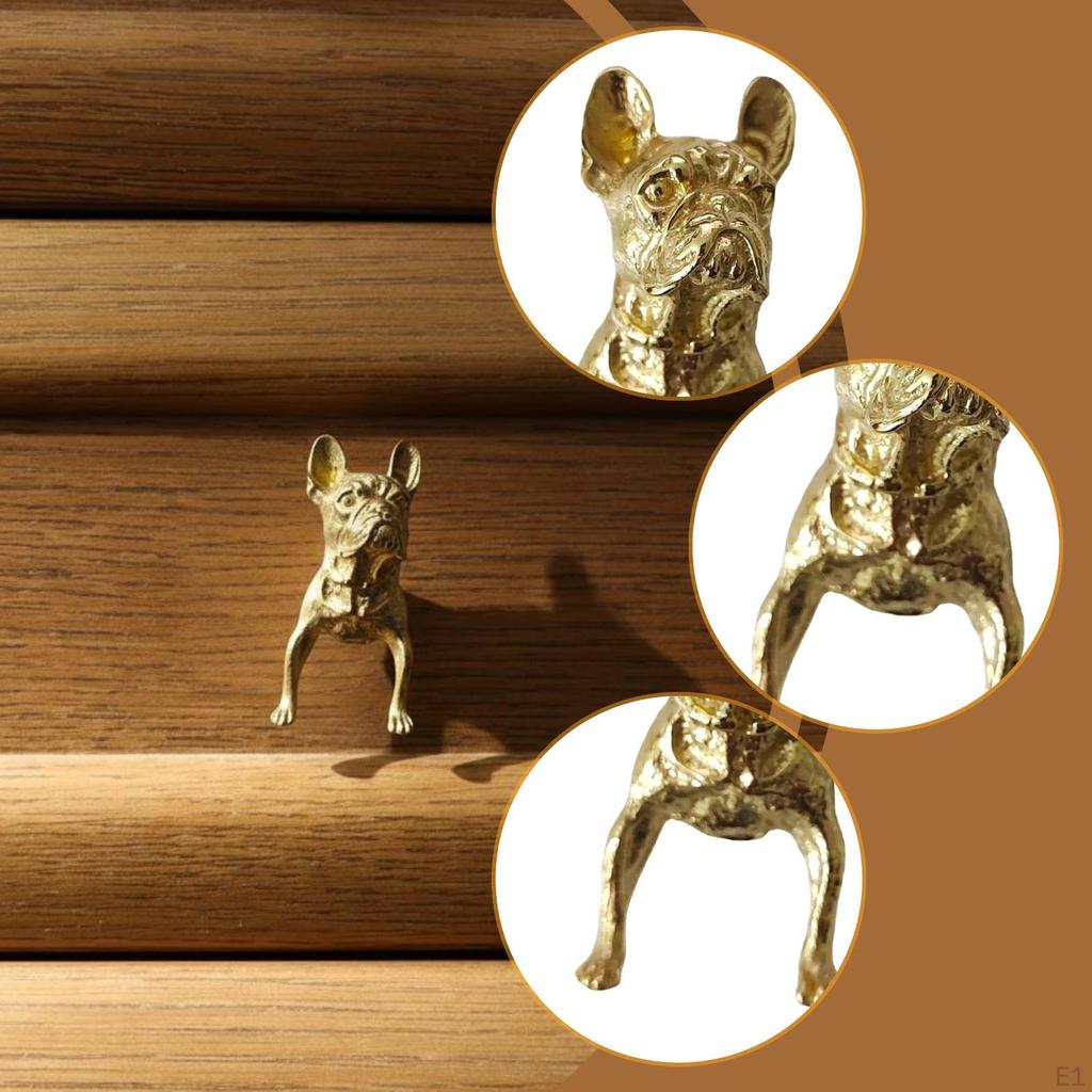 Animal Cabinet Knob Brass Pull Handle Decorative Single Hole for Home