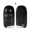 DIYKEY red 433MHz ID46 M3N-40821302 Smart Remote Car Key Fob for Chrysler 300C Dodge Charger Journey Challenge Dart Durango
