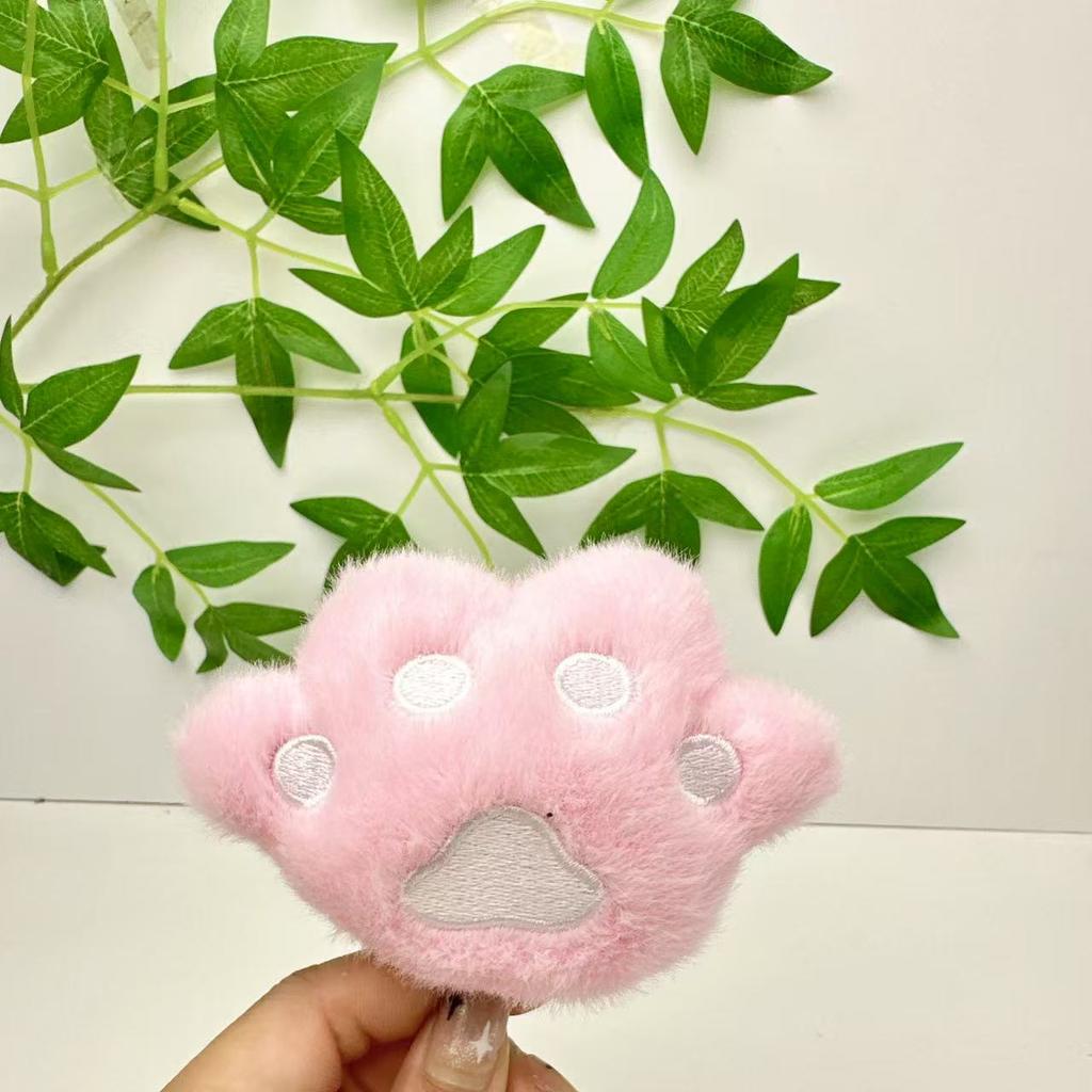 Paw Cat Cute Plush Keychain With Soft Short Plush For Bag Decoration And Gift