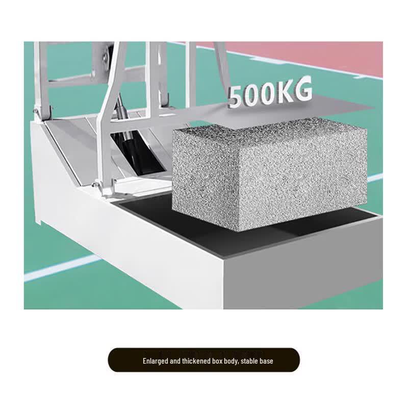 Long Dun Electric Hydraulic Adjustable Basketball Hoop