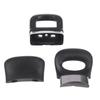 2 Piezas Asas Laterales para Olla Negra Asa Antiescaldado para Olla a Presión Con Tornillos Para Accesorios de Utensilios de Cocina Suministros de Cocina