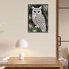 Kit d'Art Diamant Hibou pour Adultes Débutants Peinture Perles DIY Projet d'Artisanat Strass avec Diamants Résine Décoration Intérieure Cadeau pour la Famille et les Amis