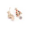 European & American Christmas Earrings: Elk, Tree, Snowman, Deer Designs for Women