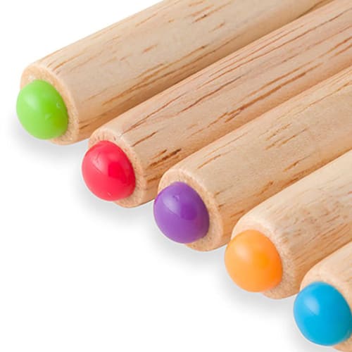 Sengin No Ya Petit Chocolat Chocolate Fondue Forks and Cheese Fondue Picks (24cm Long) with Wooden Handles, Set of 6