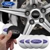 Autoaufkleber Ford 56mm Auto-Radkappen-Plakette Aufkleber Metalllegierung Für Ford Escape Edge Mondeo Taurus Fusion Mustang Focus mk2 mk3 mk4