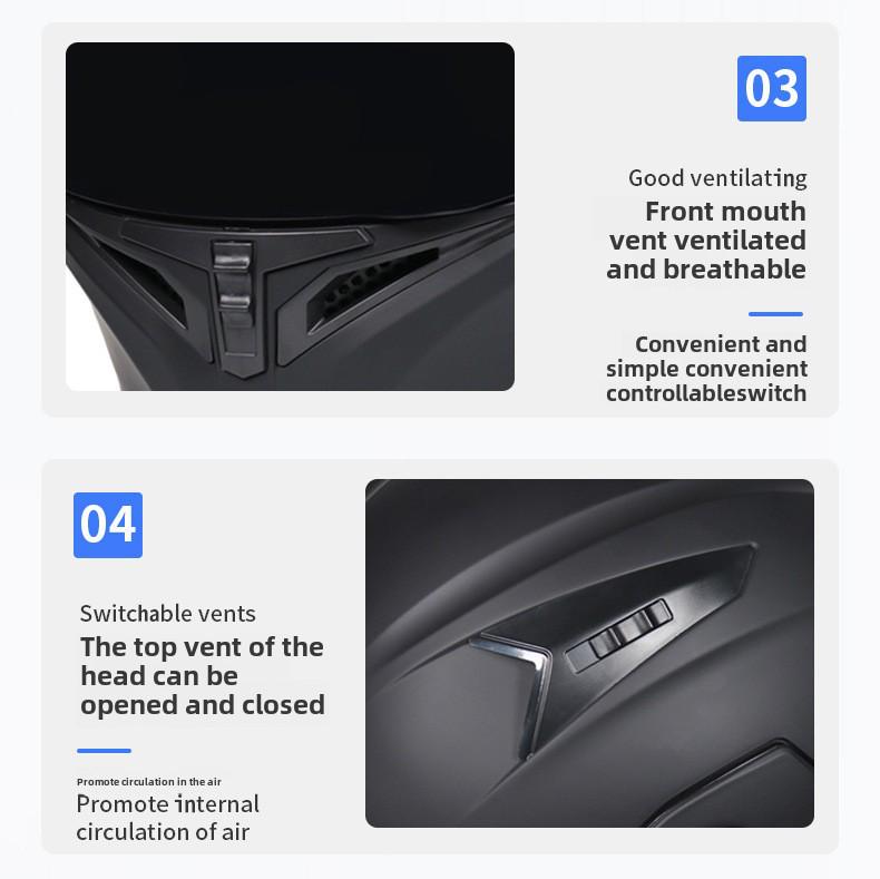 Orz Unisex Electric Bike Helmet: Flip-Up, Full & Half Styles with Tail Wings, Protective Caps for All Seasons, Personalized Design