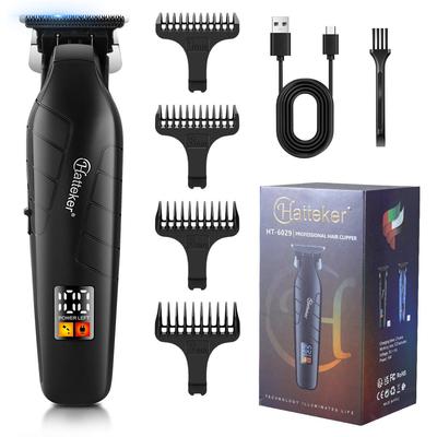 High-Strength Dual Blade Hair Clipper - USB Charging with 4 Guide Combs for Barbers & Home Use