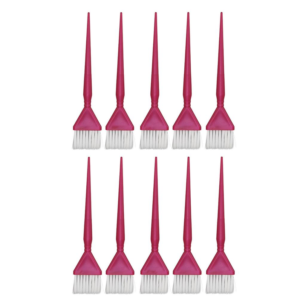 Conjunto de 10 Pincéis para Coloração de Cabelo Cabo Ergonômico Aplicador de Tinta Pincel para Tintura de Cabelo para Salão de Beleza S