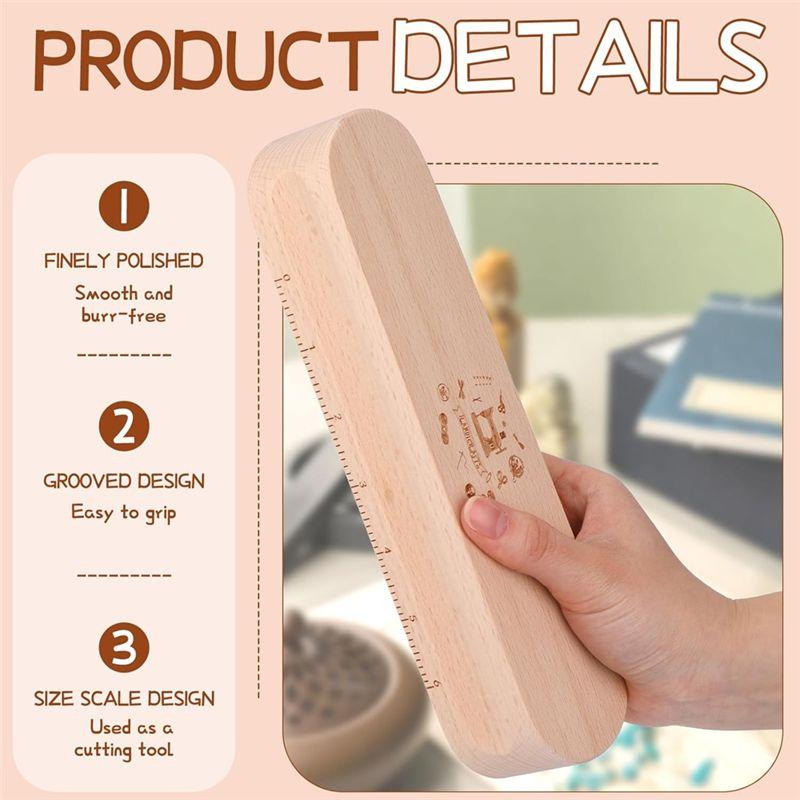 Aug. Tailors Clapper Wooden Clappertailors Scissors For Quilting And Ironing Quilting Supplies Wrinkle-Resistant Sewing Tool