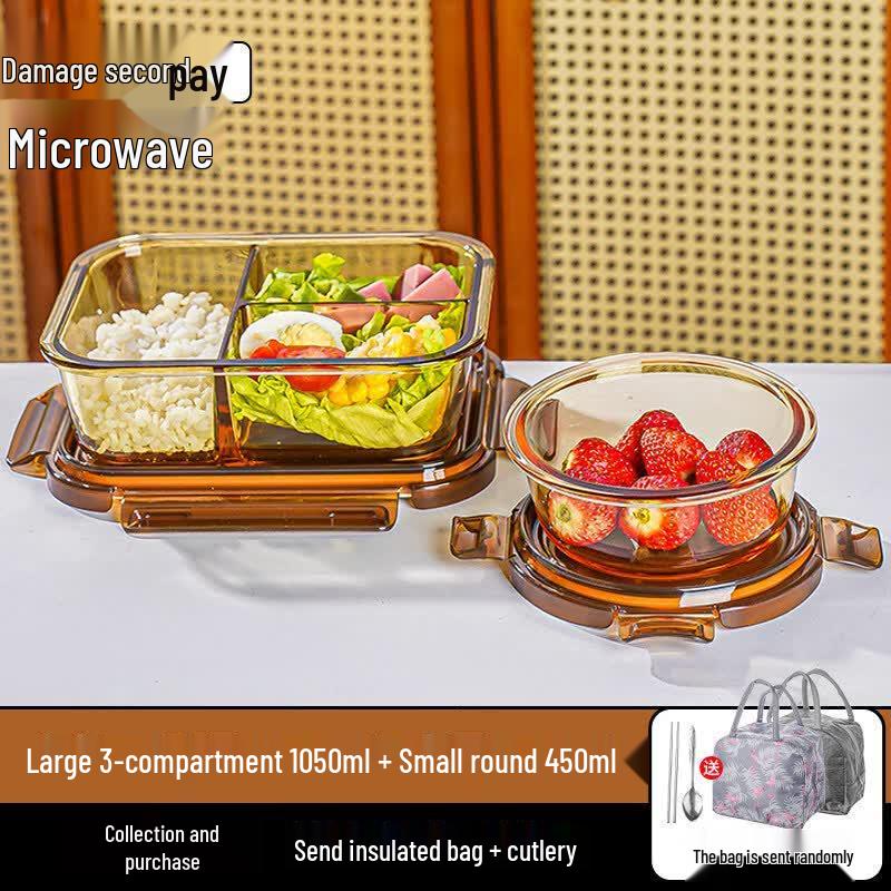 Youluo Glass Leak-Proof Lunch Box