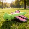 Oxford Cloth Interactive Pet Toy With Sound Ejecting Flying Insects For Dogs Outdoor Play