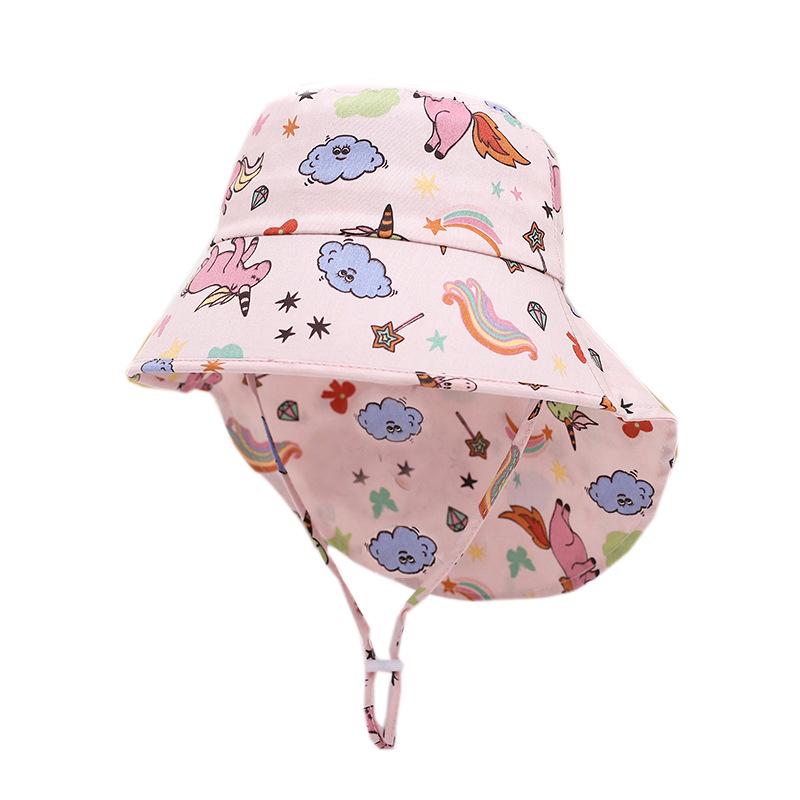 2026 Çocuk Hızlı Kuruyan Dinozor Baskılı Güneş Şapkası: Geniş Kenarlı, Yaz UV Korumalı