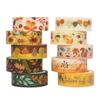 Volume 10 Four Seasons Masking Tape Set Plants Flowers Washi Art DIY Crafts Bullet Journal Supplies Planner Scrapbooking Cards Gift Wrapping