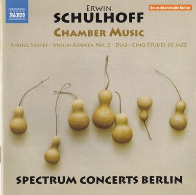 CD SCHULHOFF / BROVTSYN / SOKOLOV - Erwin Schulhoff: Chamber Music  8573525 Naxos 2016 Germany Classical Used