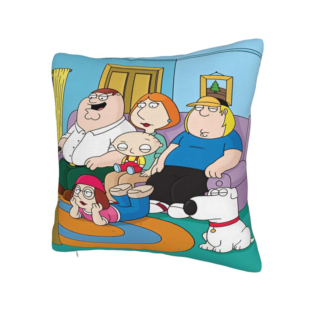F-Family Funny Guys Pillow Cover Funny Pillow Case For Sofa Home Decor Print Pillowcases Gift