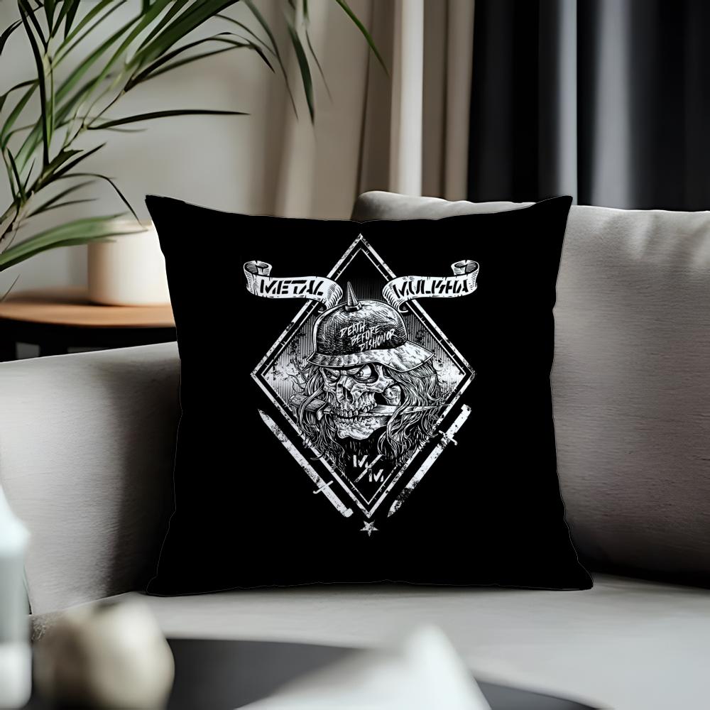 Viral MMetal Mulishaed Cushion Cover Antidustmite Pillowcase Invisible Zipper Silky Short Plush Sofa Cushion Cover