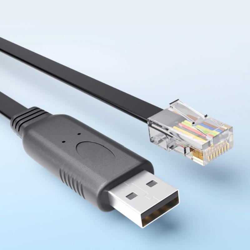 Professional USB to RJ45 Console Debugging Cable Fast and Stable Communication for Routers Switches Firewalls
