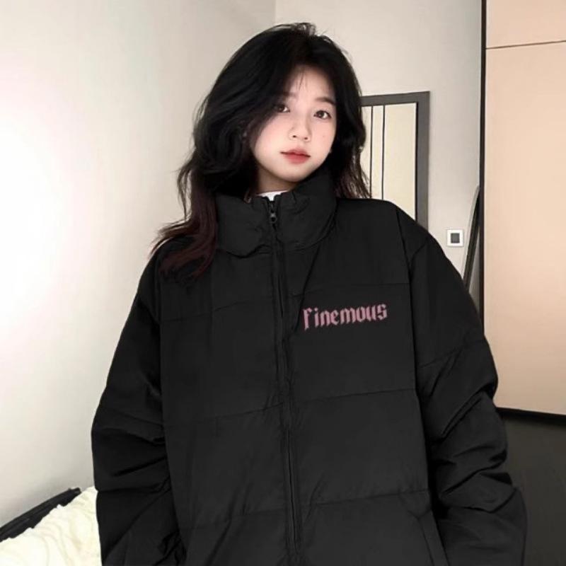 2024 Unisex-Trend-Puffermantel aus Baumwolle – lockere Passform, warm, koreanischer Stil, All-Match-Design für Damen und Herren.