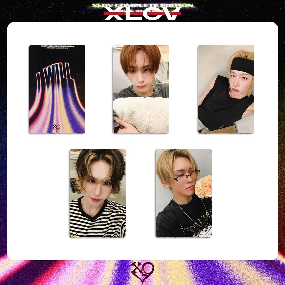 

Kpop XLOV Special Card I WILL Album Silfie-Card EVOL Collection LOMO Card JUMP UP YES 24 Wumuti Rui Hyun Haru Fans Postcards 5.4x8.6cm