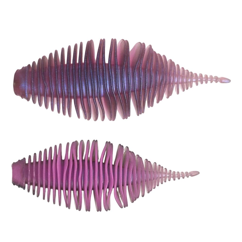 7cm Soft Plastic Fishing with Tail, Flat Soft for and Trout