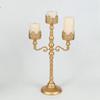 Metal Candelabra Pillar Candle Holder for Festivals Living Room Thanksgiving