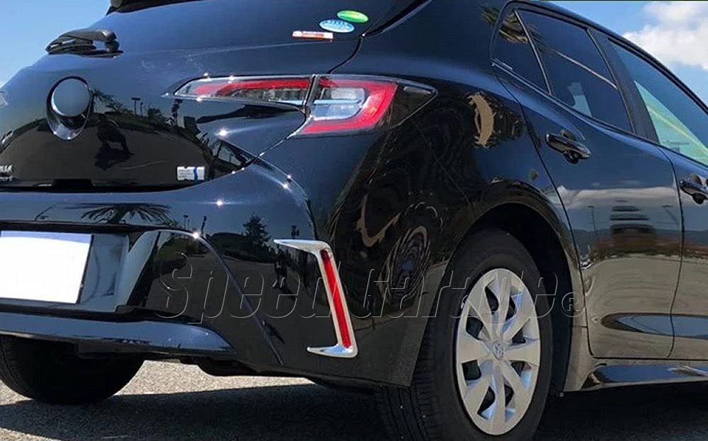Speed Garage Toyota Corolla Sport 210 Series Rear Fog Lamp Chrome Cover Frame Garnish for TOYOTA COLLORA Custom Parts Dress-Up