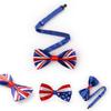 Stylish Union Jack Usa Flag Silk Bow Tie For Fancy Dress Costumes