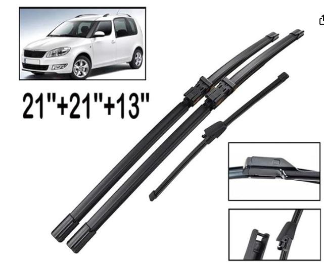 Подходит для Skoda Fabia Roomster 2006-2013 дворник дворник дворник стеклоочиститель чёрный