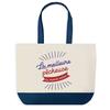 Tote Bag - PLANETEE - World's Best Fisherwoman - Blue - Cotton - 40x45 Cm