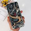 For Vivo V21 4G 5G V21S Fashion Dragon Metal Style Painted Case For Vivo V 21 21S V2050 V2066 V2108 Soft Silicone Phone Cases