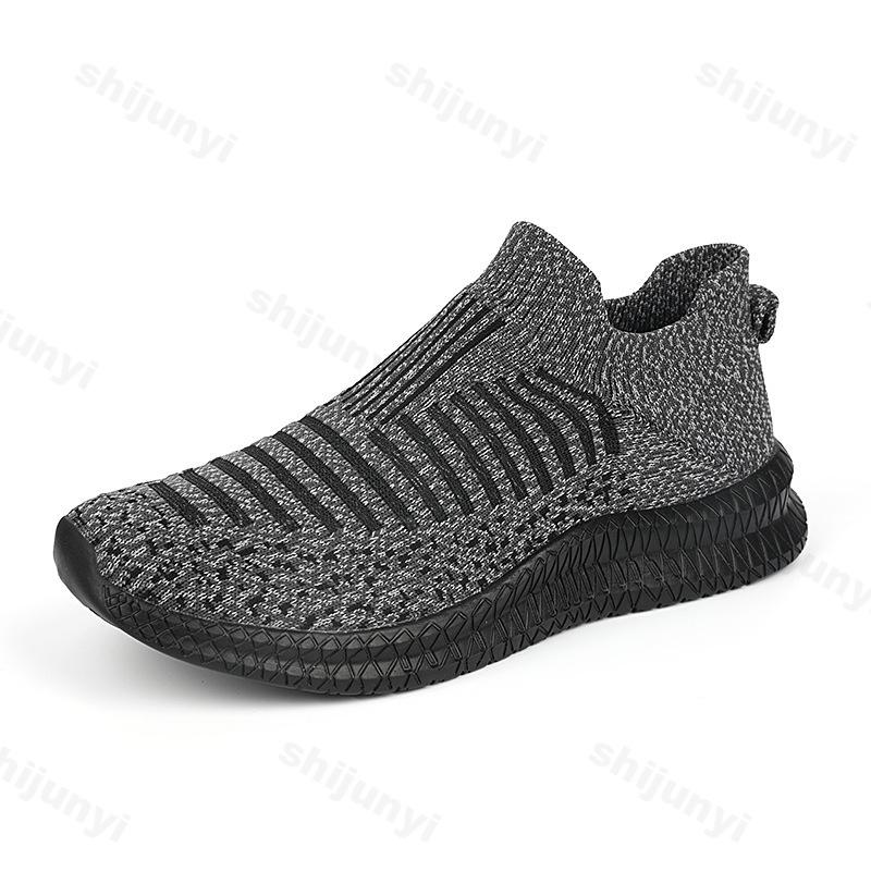 Men's Sneakers Autumn Men Shoes Breathable Comfortable Running Shoes Tenis Outdoor Slip on Walking Sneakers Sock Jogging Shoes