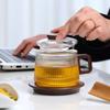 Wutuo Heat-Resistant Glass Tea Cup with Filter & Lid