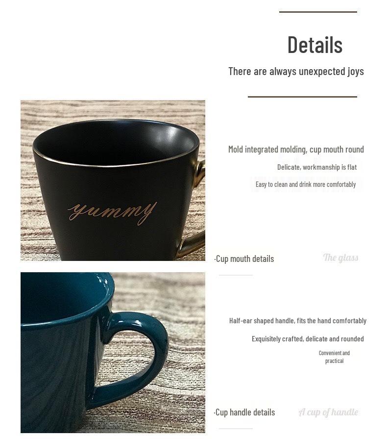 Luxury Triangle Coffee Cup & Saucer Set with Spoon - Ideal Gift with Custom Logo