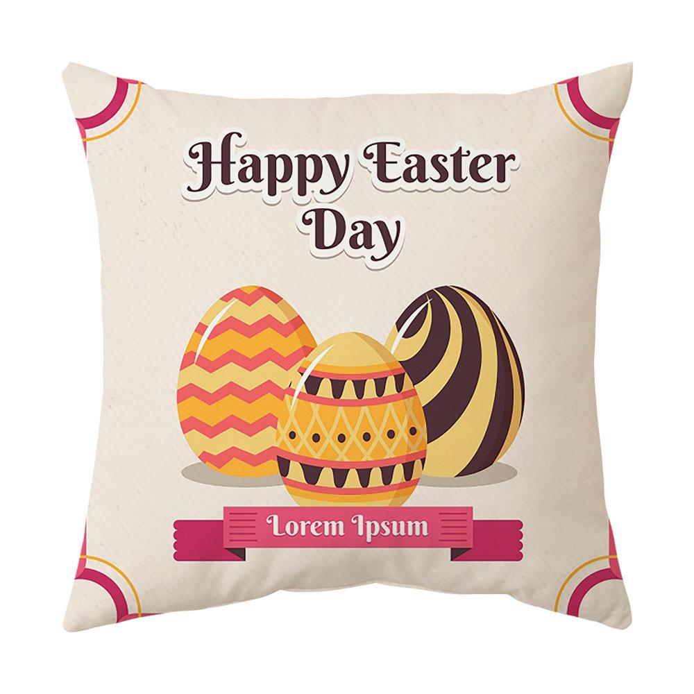 Easter Pillow Cover, Living Room Sofa Cover, Car Cushion Cover, Bay Window Cushion, Office Waist Protector