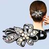 1Pc Hair Claws Hair Clips Plastic Fashion Duckbill Clip Women Rhinestone Hairgrip Hairpin