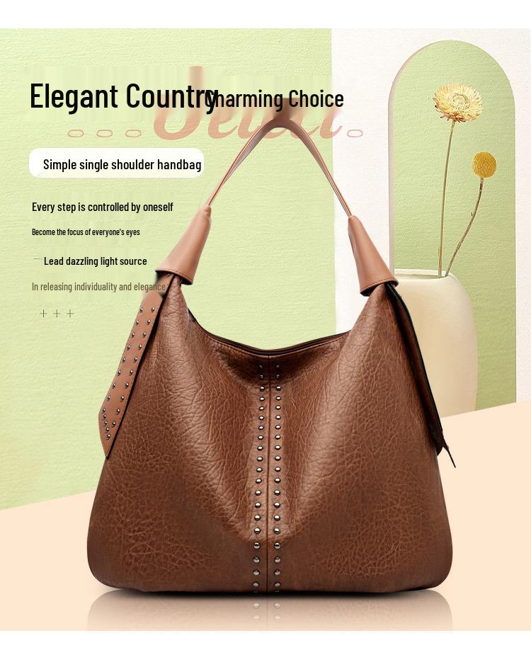 2025 Trendy Women's Large Capacity Single Shoulder Crossbody Tote Bag