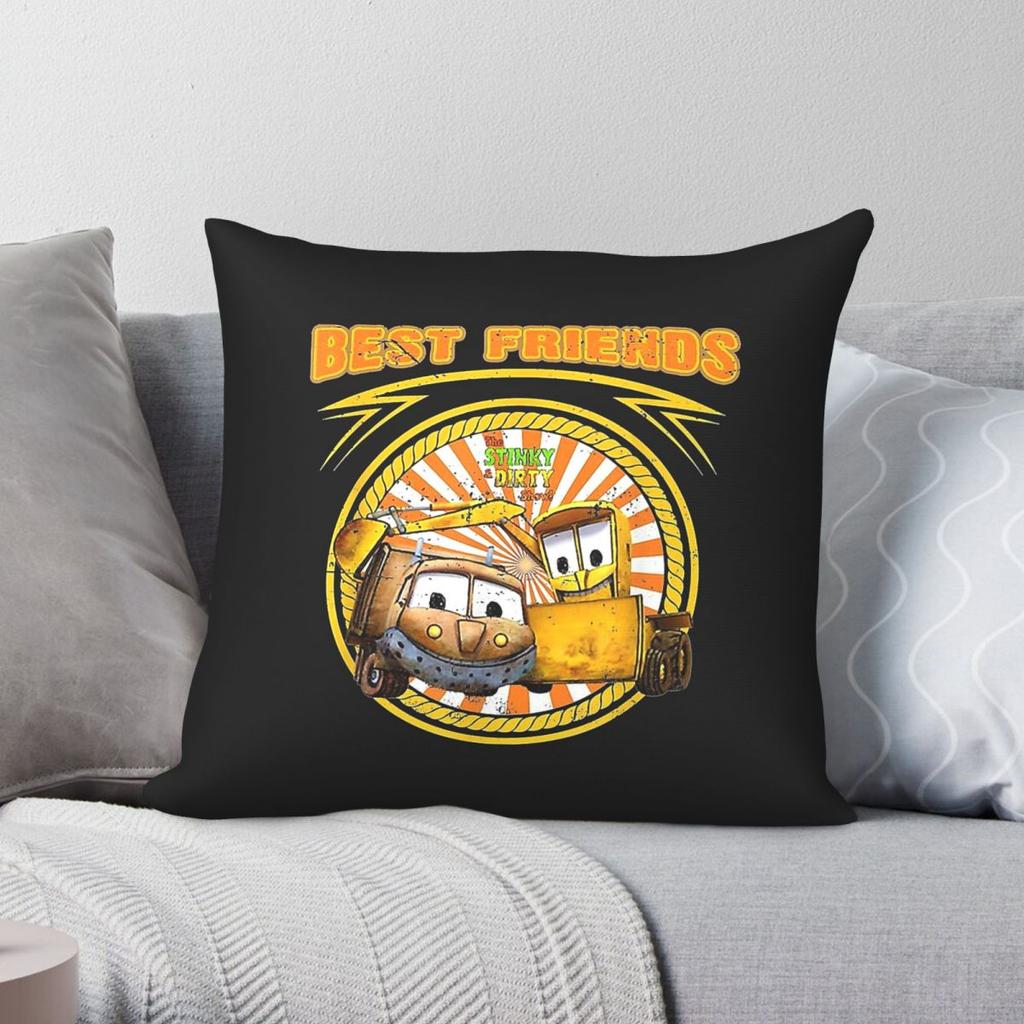 The Stinky Dirty Show Square Pillowcase Polyester Linen Velvet Printed Zip Decor Pillow Case Home Cushion Case