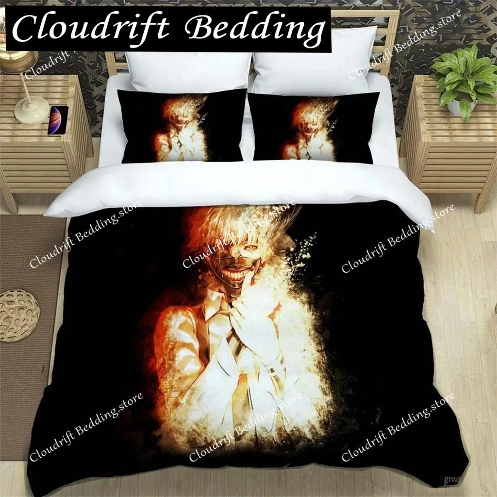 3D Print Japanese Anime Digital Printing Polyester Bedding Set For Boys And Girls Youth Fashion Bedding Set