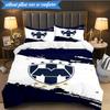 Football Club Emblem 3pcs K-pop music group Bedding set,Ideal for Bedroom, Dormitory,Including Duvet Cover And 2pcs Pillowcases,Fan gifts