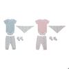 Baby Gift Set DKD Home Decor 2 Units Blue White Pink