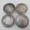 1795-1798 É.-U.. Ensemble de pièces commémoratives anciennes Half-Dime: 4 Variations pour Laiton