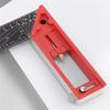 A96I-Multi-Angle Measuring Ruler Universal Combination Angle 45/90 Degree Multifunctional Gauge Right Angle Ruler